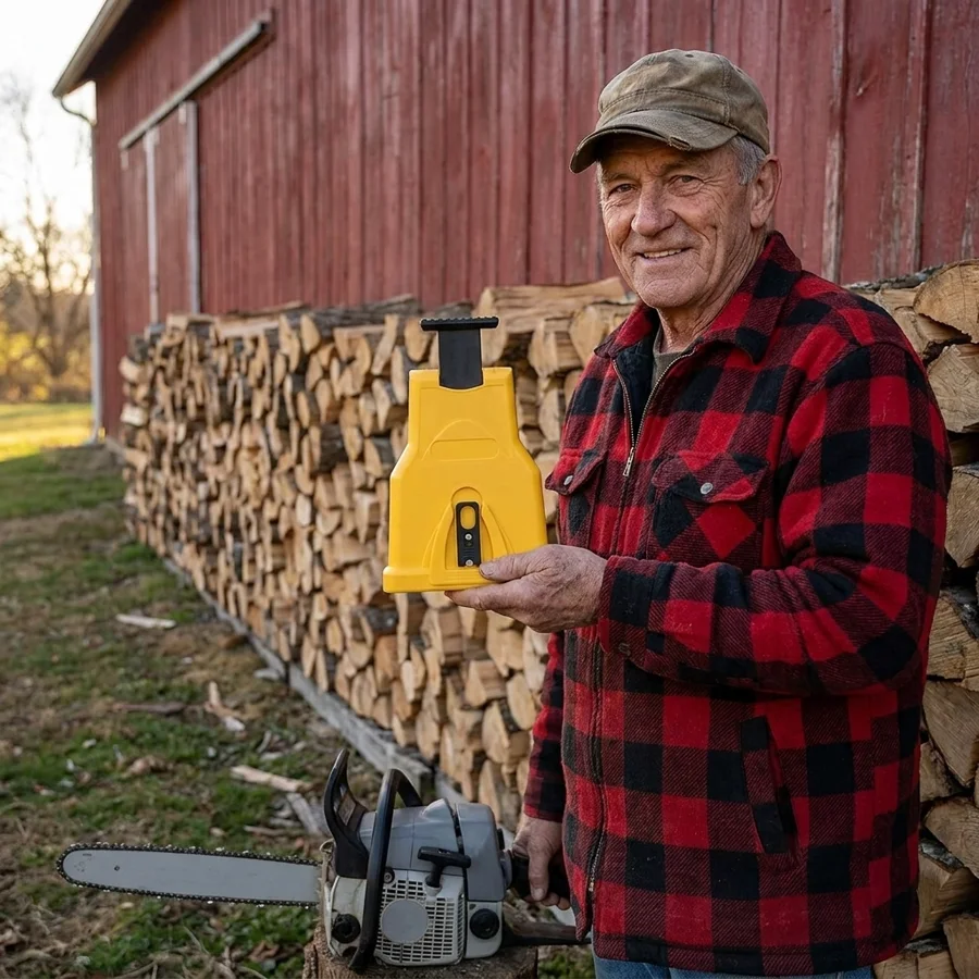 Finish the Woodpile With a Chain That Bites